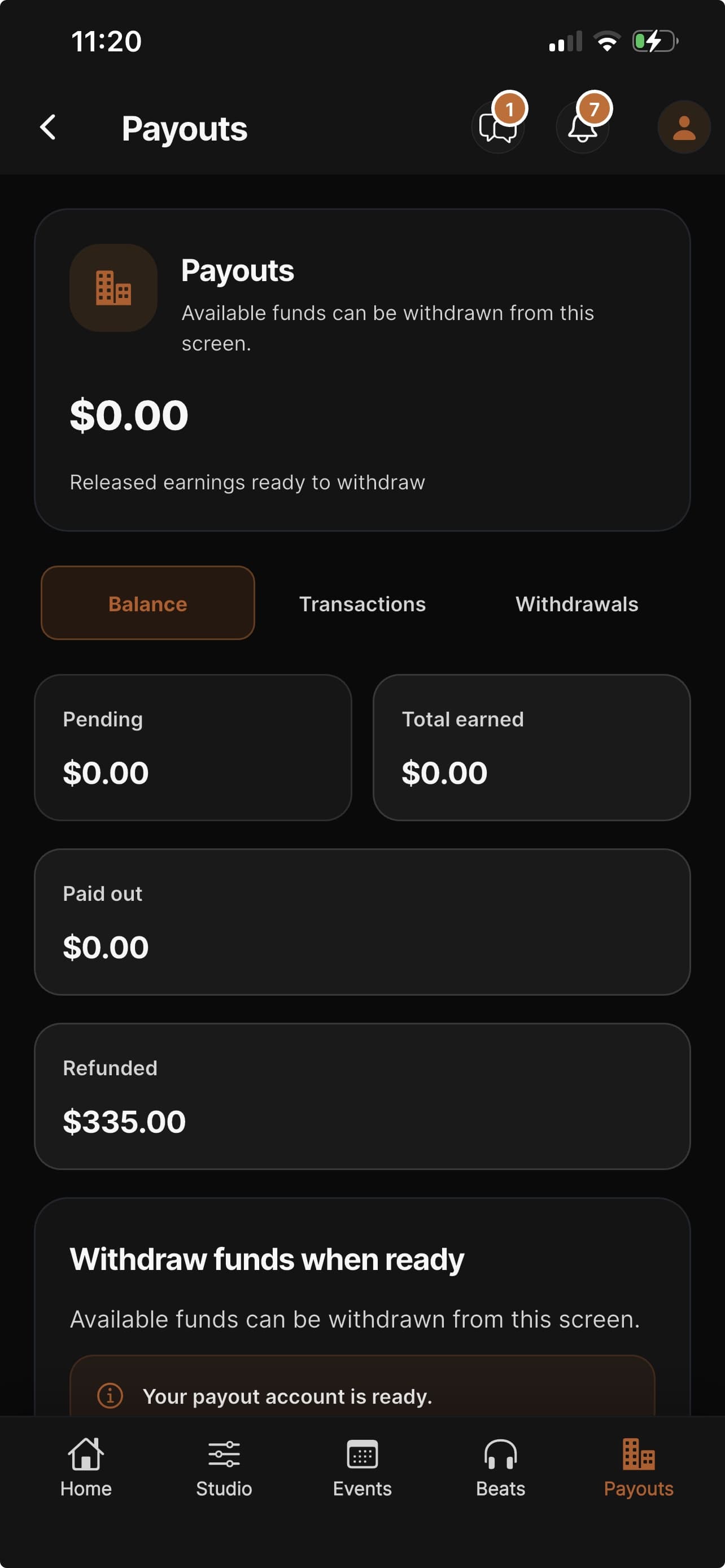 Gviral mobile app screen 4
